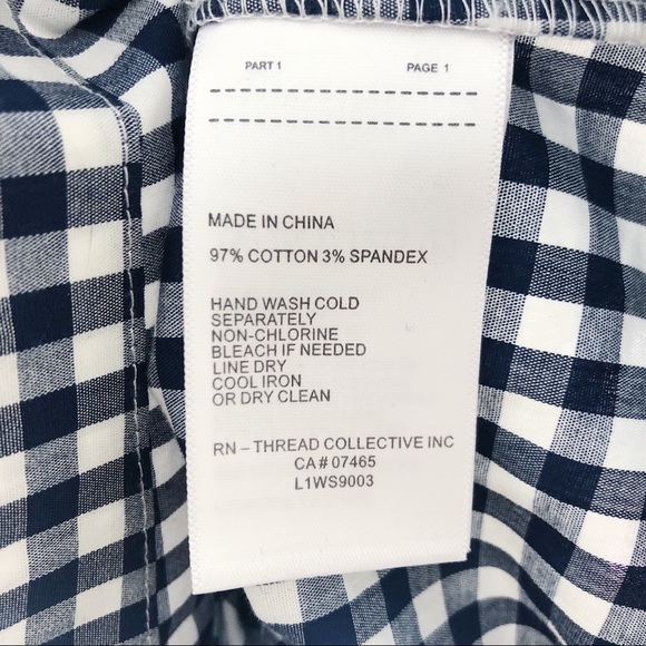 LAUNDRY By Shelli Segal Checkered Blouse Small - Picture 8 of 10